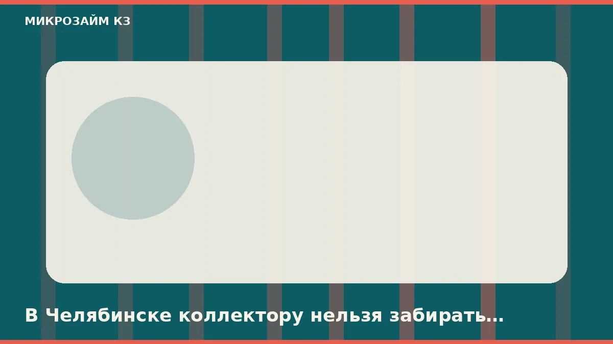 В Челябинске коллектору нельзя забирать паспорт и требовать доступ к телефону