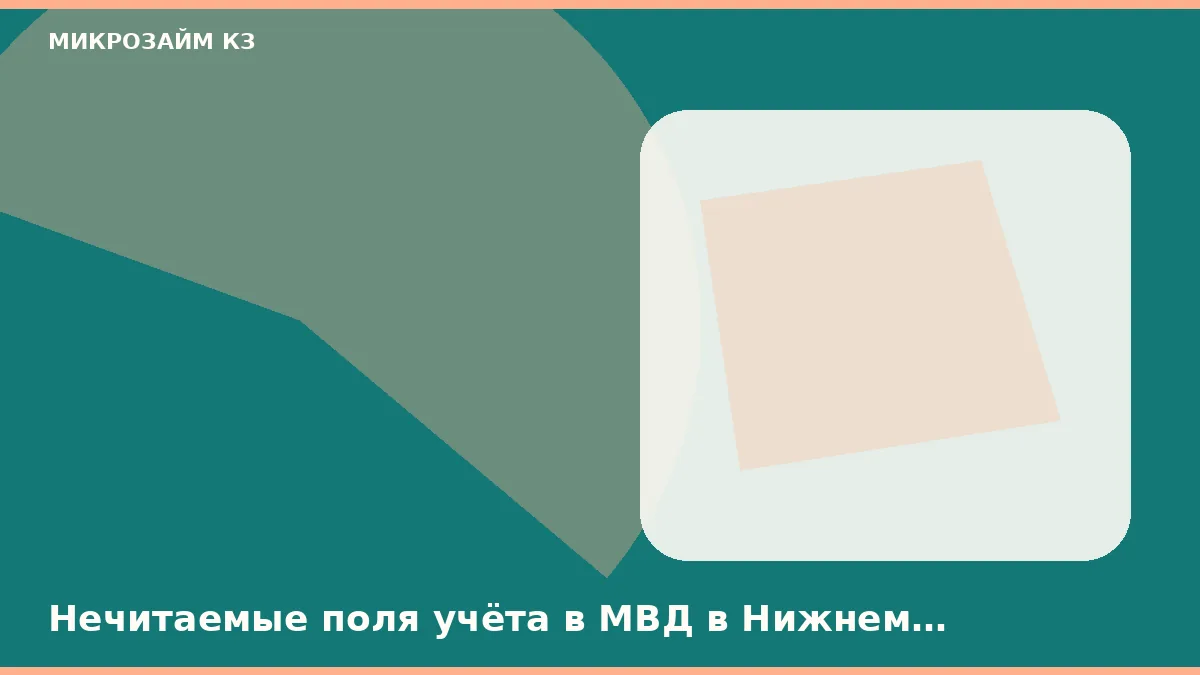 Нижний Новгородта ІІМ есебінің оқылмайтын өрістері роботты скорингке дейін тоқтатады